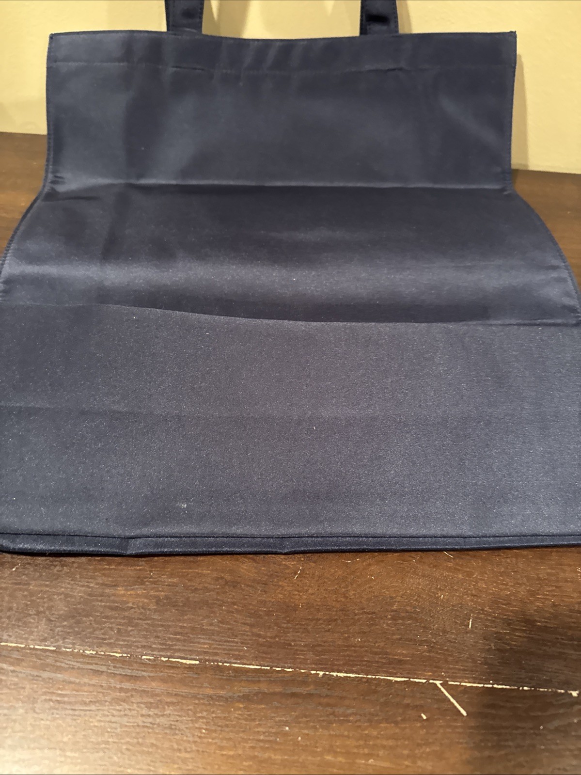 HARRODS Knightsbridge Super Logo Shopper Bag 1990’s Navy Blue 15” x 16.5” VTG