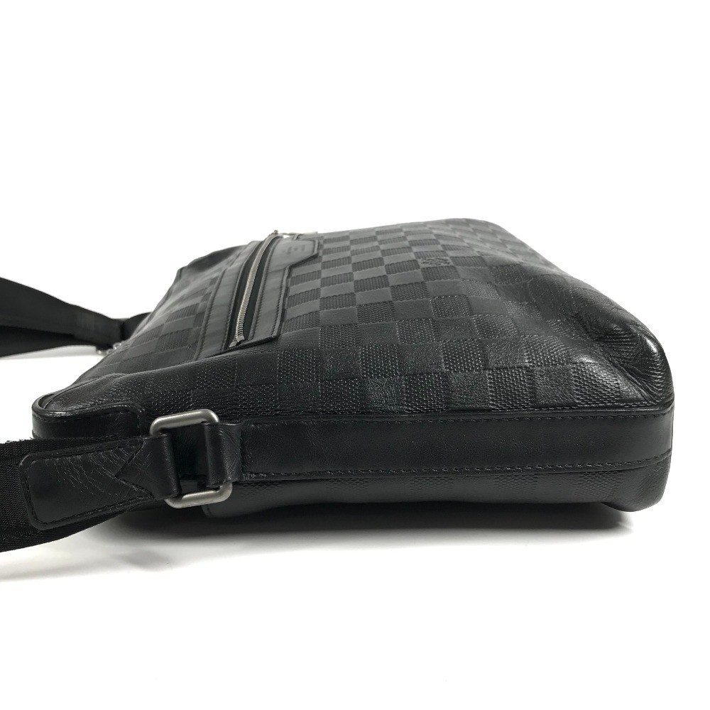 LOUIS VUITTON N41201 Damier Infini Calypso MM Messenger Shoulder Bag Black