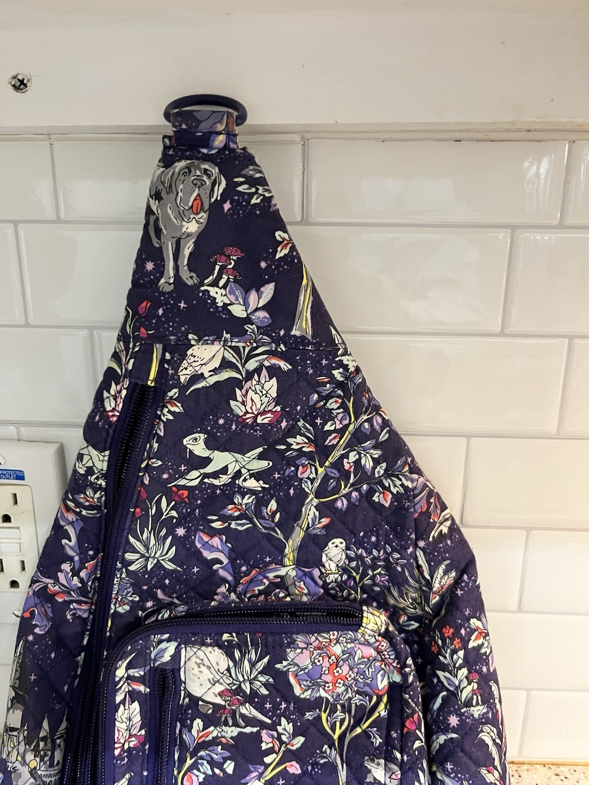 Vera Bradley Harry Potter FORBIDDEN FOREST Sling Backpack Purse Bag Purple