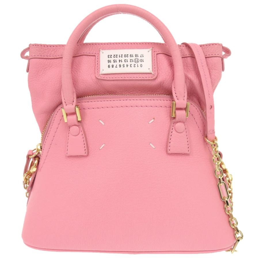 MAISON MARGIELA Bag: 5AC Classic Micro Pink W22H15-21D10.5cm w/dust bag strap;