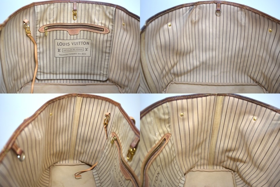 Auth Louis Vuitton Neverfull GM Tote Bag Monogram M40990 (M40157) LV 54002