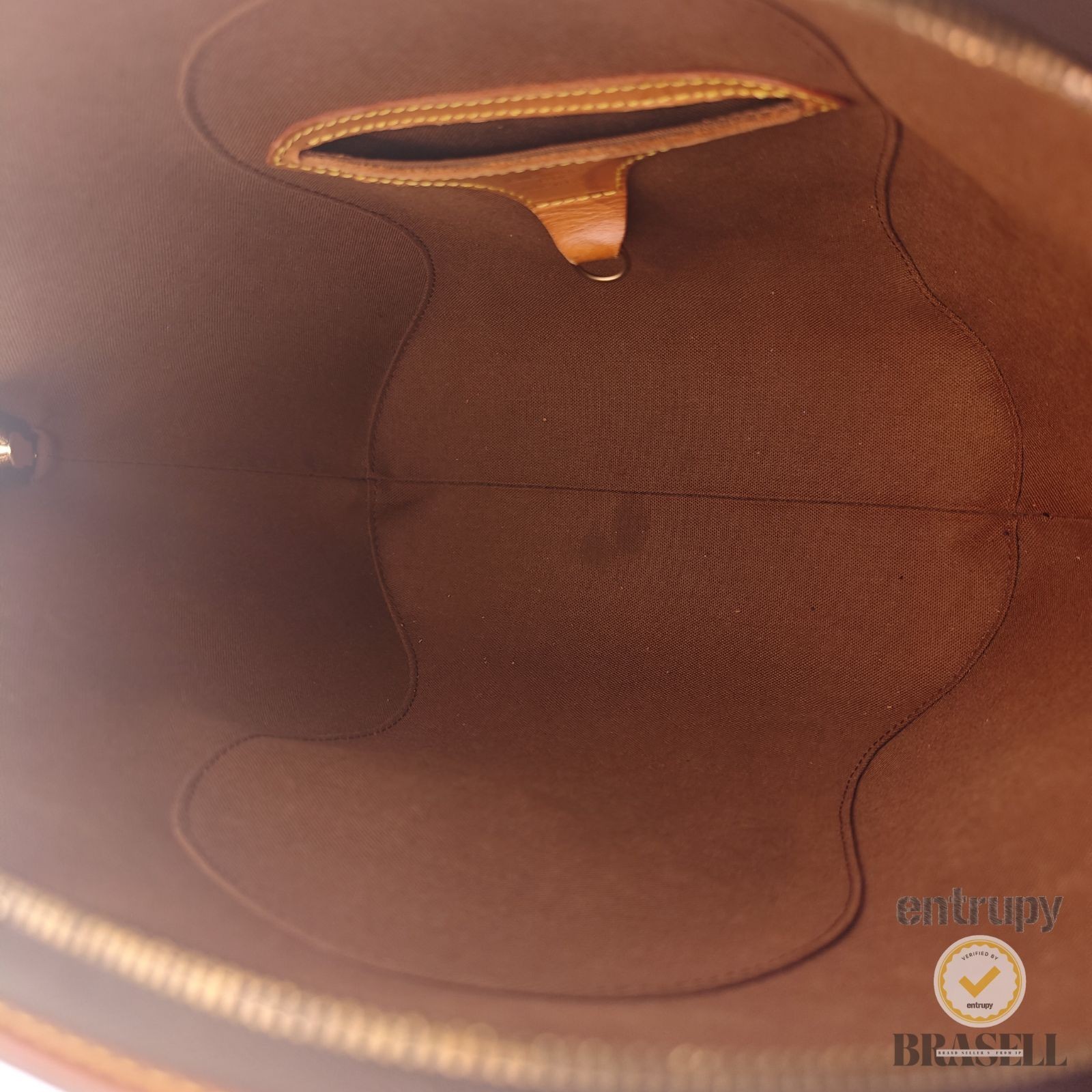 LOUIS VUITTON Ellipse MM M51126 Hand Bag Monogram Canvas Brown 【ImportFeeFREE】