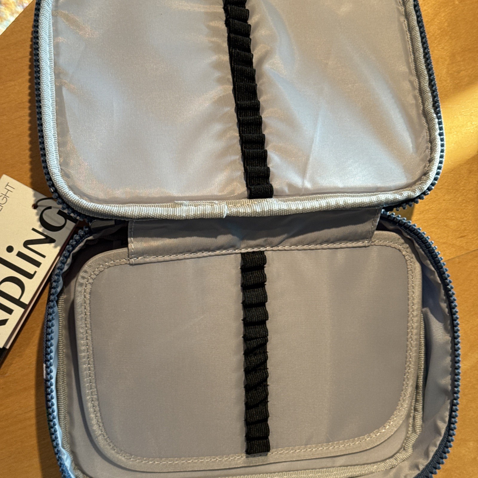 Kipling 100 Pens Case Pencil Accessory Polyester AC7252 Dino Villa Multi NWT $54