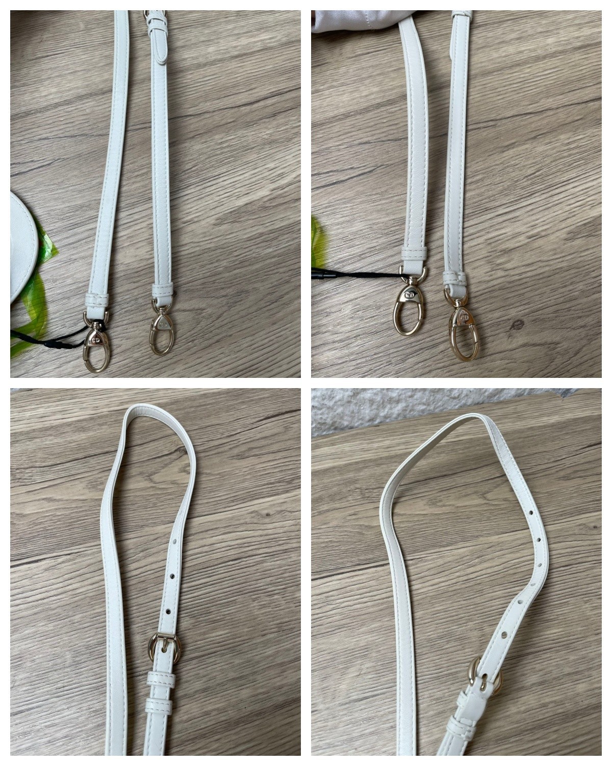 DIOR Lady Ultra Mini 12cm White Lambskin Shoulder Bag