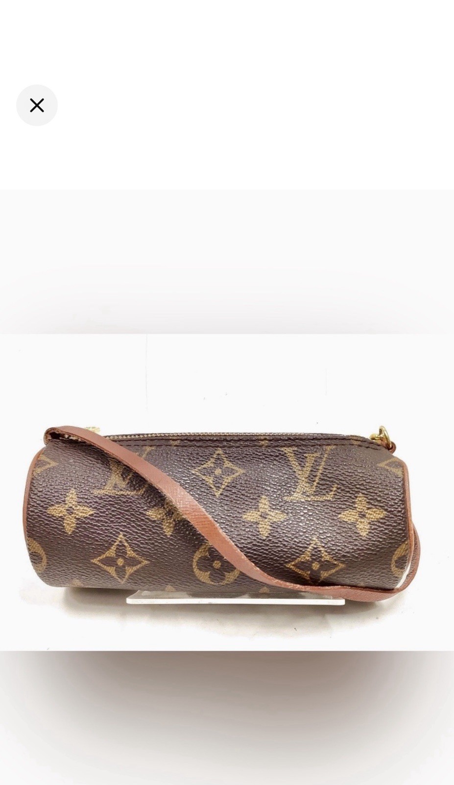 Louis Vuitton Monogram Mini Papillon Accessories Pochette Bag Purse Handbag