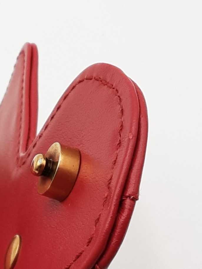 Gucci Super Mini Marmont Bag In Hibiscus Red Matelassé Leather Fw0526oordu