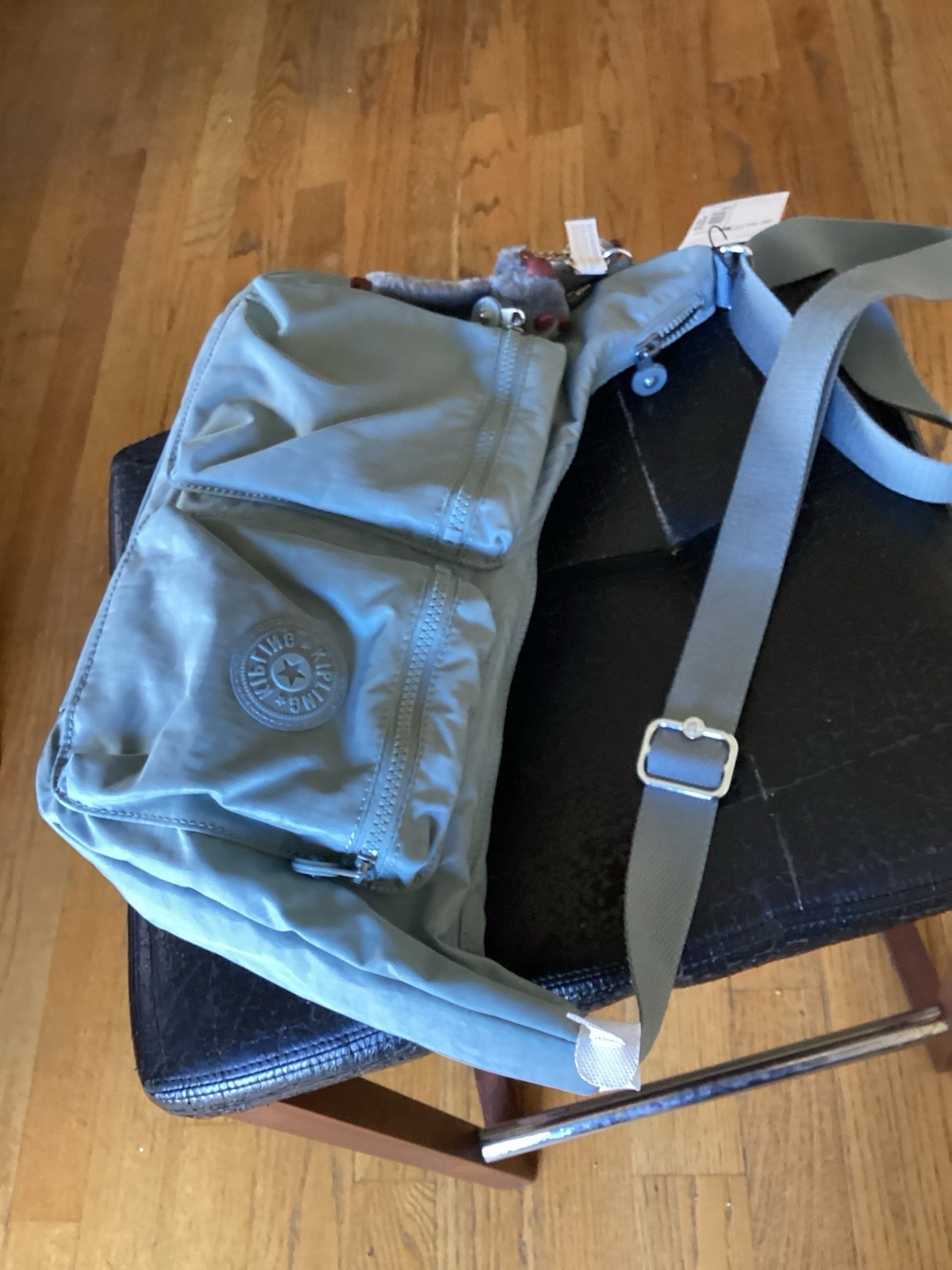 Kipling Jericho Crossbody Bag in Relaxed Grey