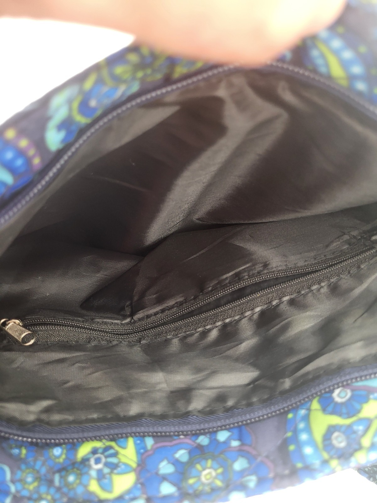 Stone Mountain New York Blue Paisley Purse Tote Satchel Over The Shoulder NEW