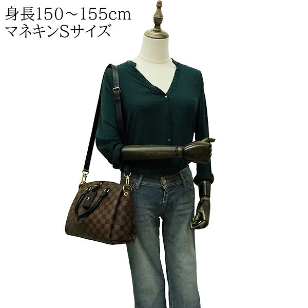 Louis Vuitton Damier N45282 Shoulder Bag Damier Canvas Black Gold Brown #ACB1197