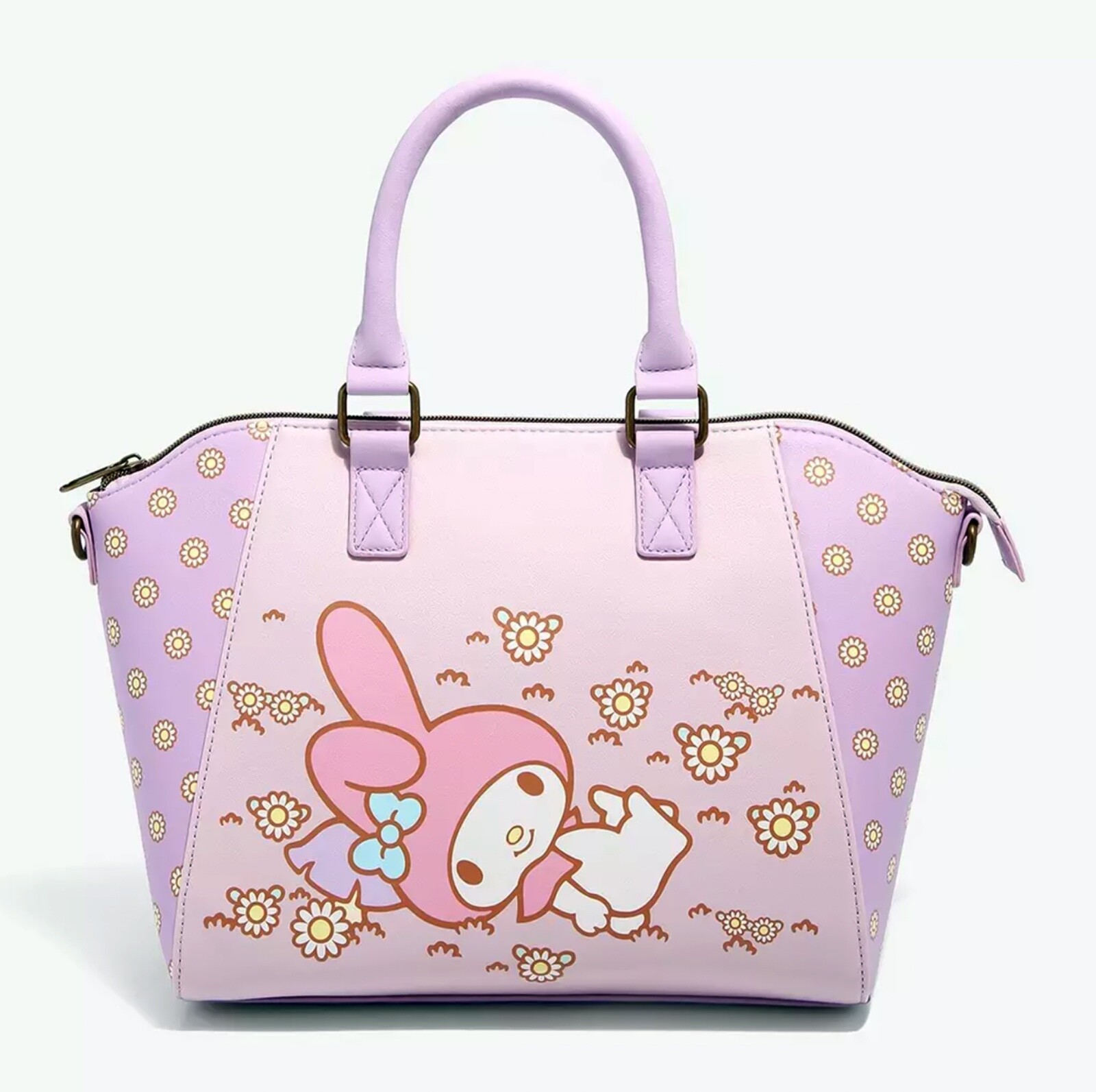Loungefly NEW My Melody Daisies w/ TAGS SANRIO Satchel Bag w/ Removable Strap