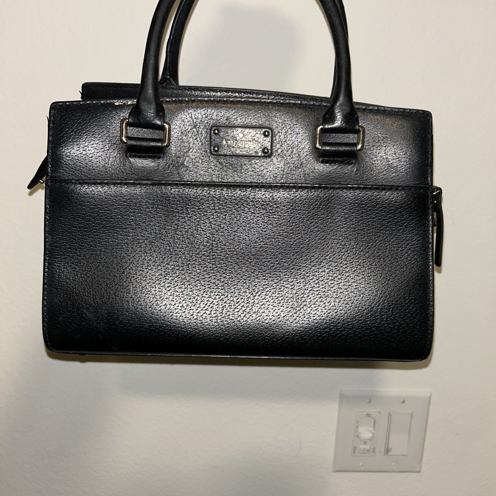 Kate Spade Grove Street Caley Satchel Handbag Black Classic Timeless
