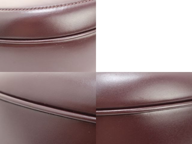 CELINE Bag 16 Shoulder Bordeaux / GP Shiny Calfskin 189193 Women’s #DB392