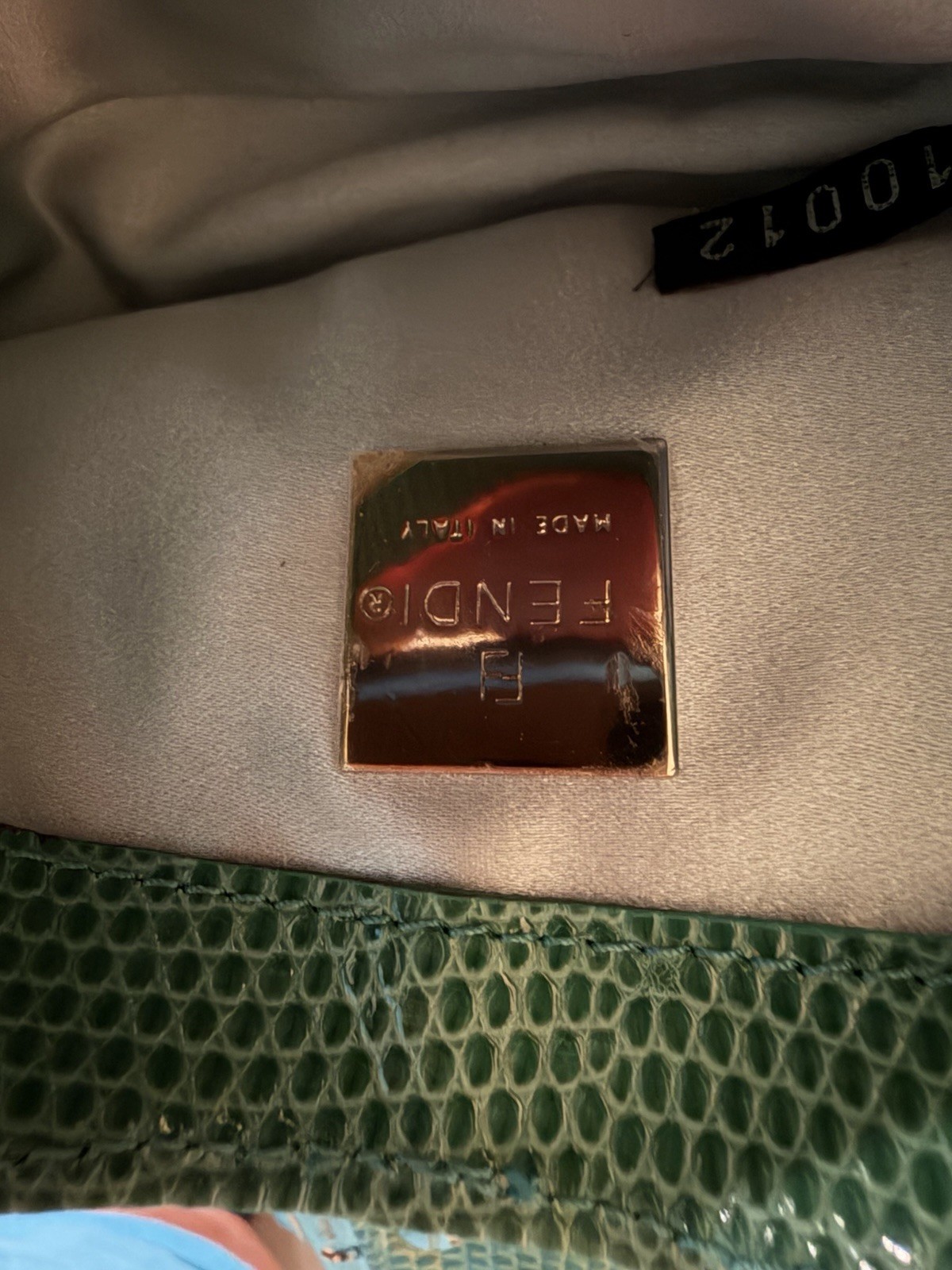 Authentic Rare Fendi Snake Mini Croissant Bag. Limited Edition. Early 2000.