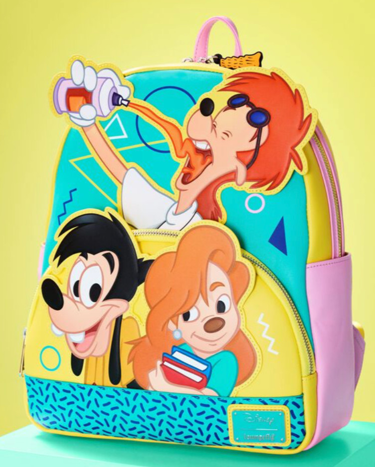 Loungefly Disney Goofy Movie 30th Anniversary Max Roxanne PJ Powerline Bag NWT