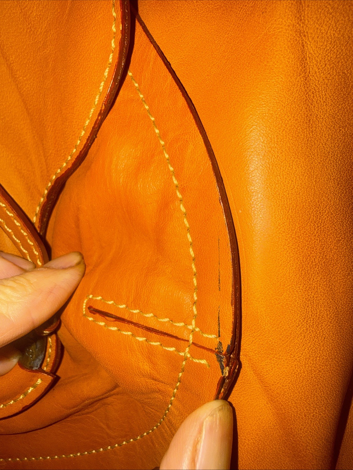 El Potro Vintage Brown Leather Shoulder Purse Handbag Looks Unused