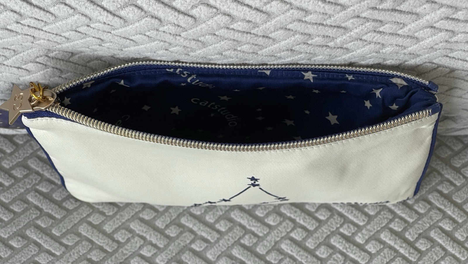 Makeup Toiletries Bag Pouch Zippered Capricorn Zodiac Sign by Catstudio NWT CUTE
