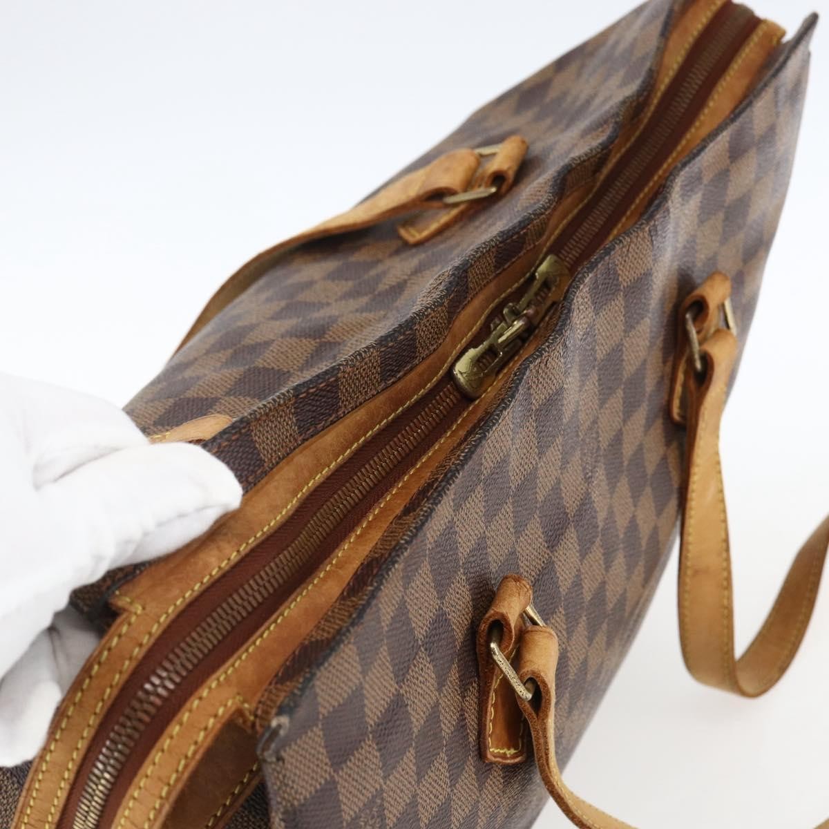 LOUIS VUITTON Damier Ebene Colombine Bag 100th Anniversary N99037 LV Auth ka2450