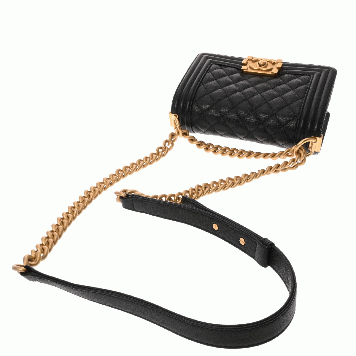 CHANEL Small Handbag 7.9″ A67085 Boy chanel black Women Shoulder Bag