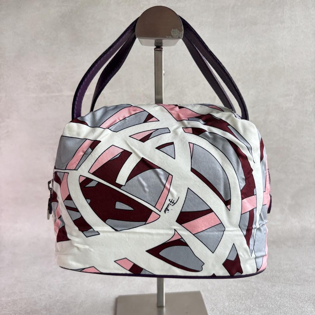 EMILIO PUCCI Vanity Mini Bag Multicolor Pink 20×15×11cm