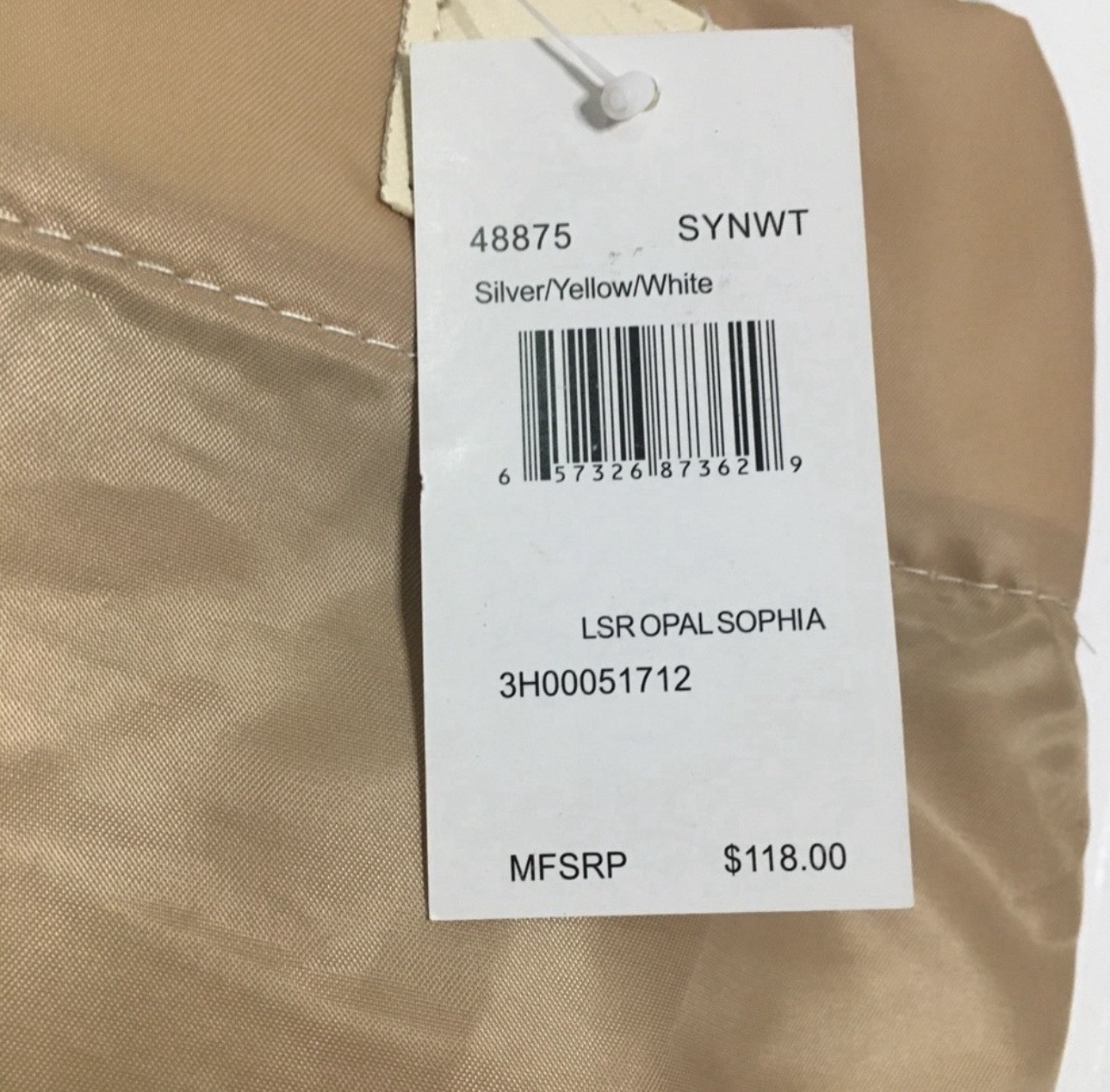 Coach Women’s Large Beige Tote Bag Snap Closure Inner Pockets