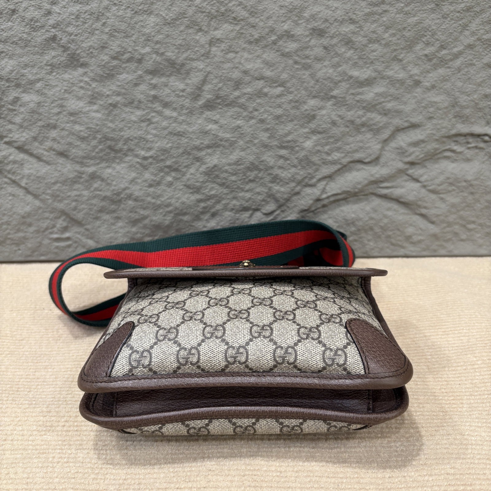 Gucci Web Small Neo Vintage Double Flap Messenger Bag (jj1213m4)