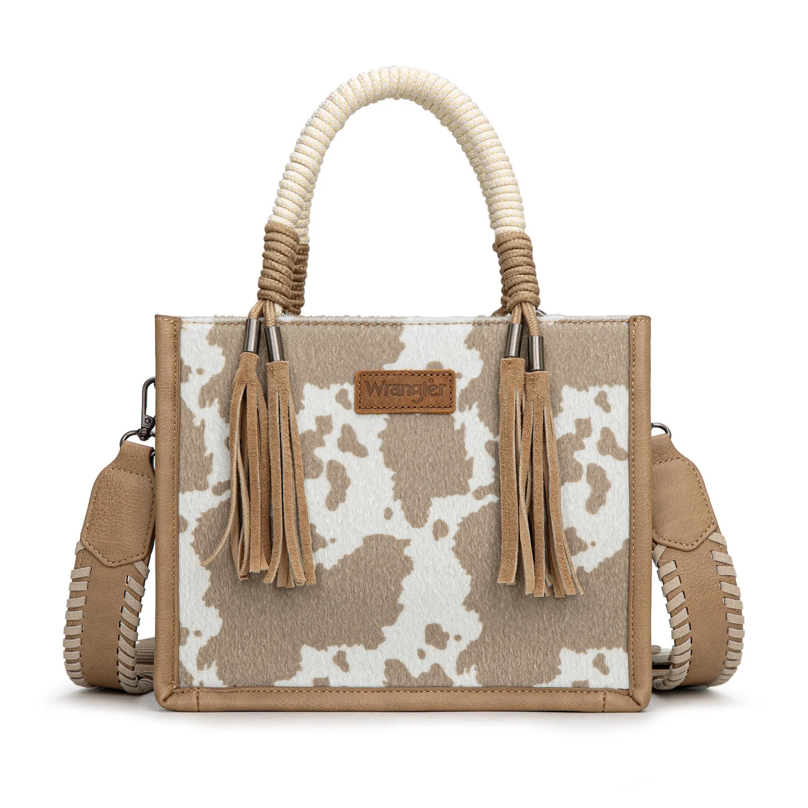 Wrangler Cow Print Tote/Crossbody