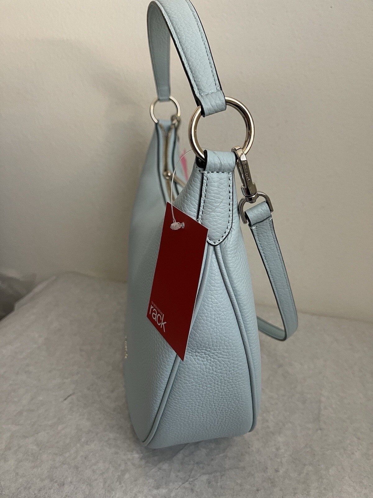 NWT Kate Spade Weston Leather Shoulder Bag K8453 FROSTY SKY $399