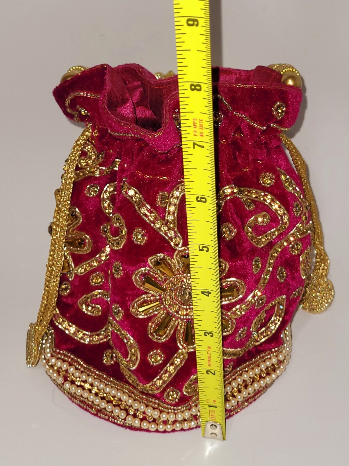 Purse Potli Indian Evening Bag Ethnic Wedding Bridal Or Everyday Hand Bag Gift