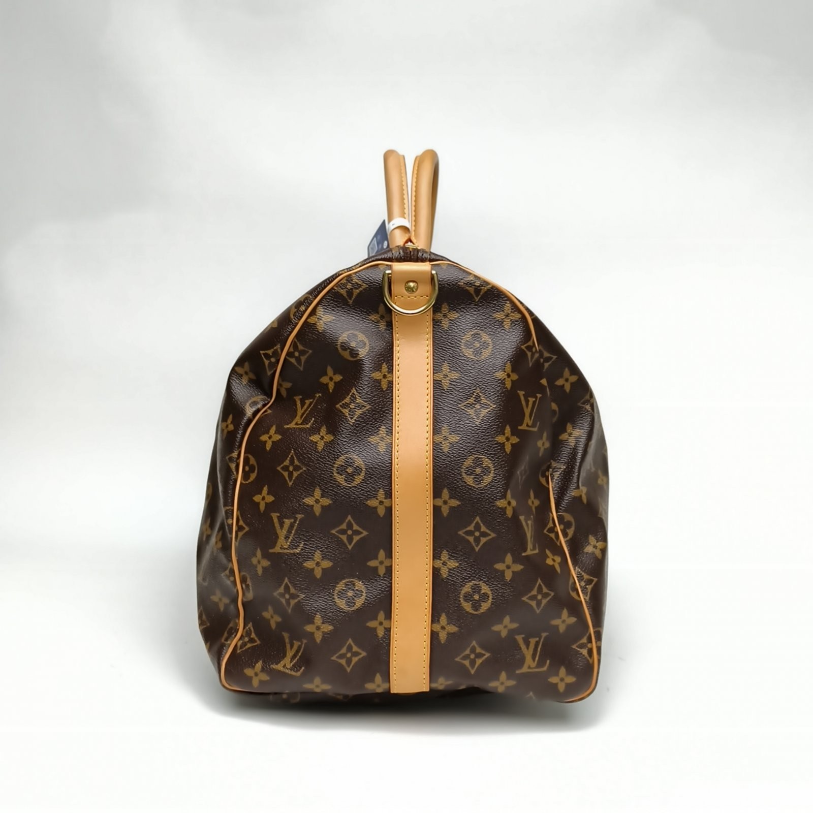 LOUIS VUITTON KEEPALL 55cm with Shoulder Strap Monogram PVC Handbag