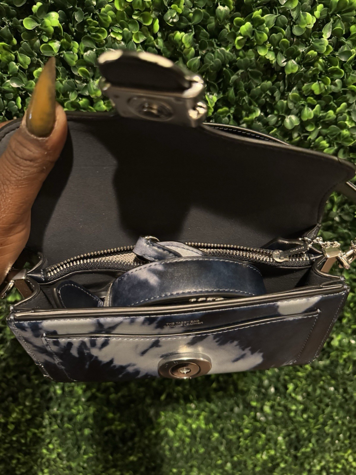Tye DYE (BLUE) Coach Shoulder Bag Purse Handbag