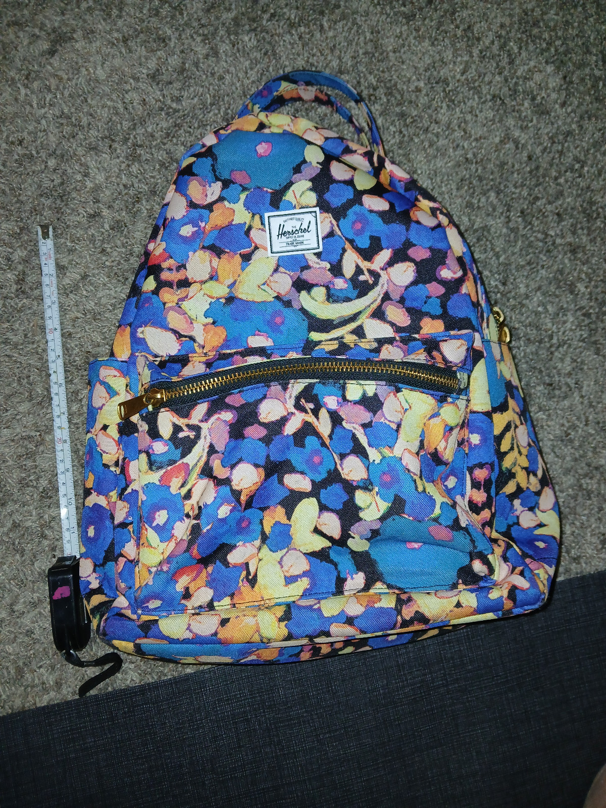 Herschel Supply Co. Womens Floral Pastel Petals Backpack Large 20 X 18 inches