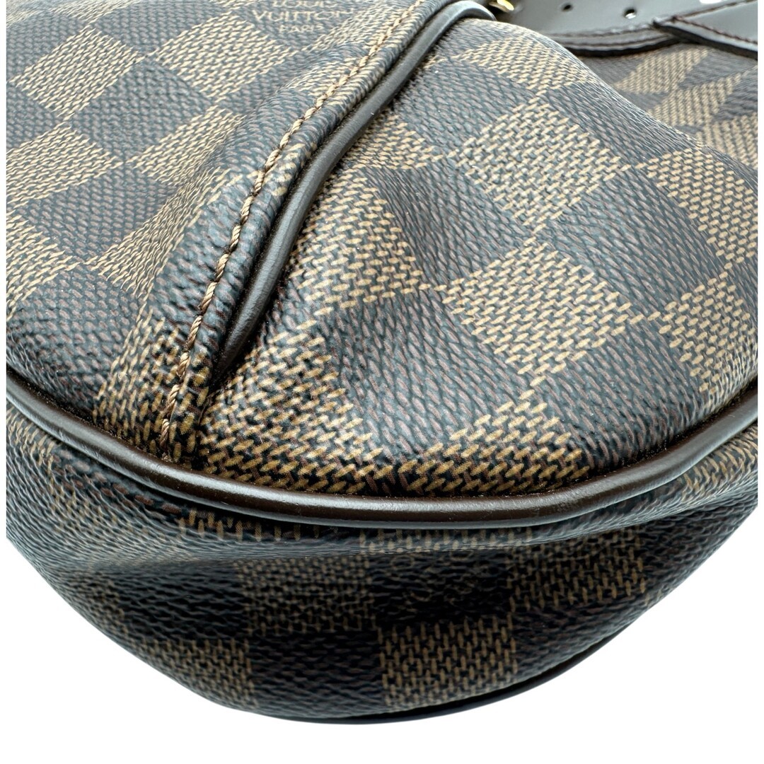 Louis Vuitton Thames PM N48180 Brown Damier Leather Ladies Shoulder Bag from Jap