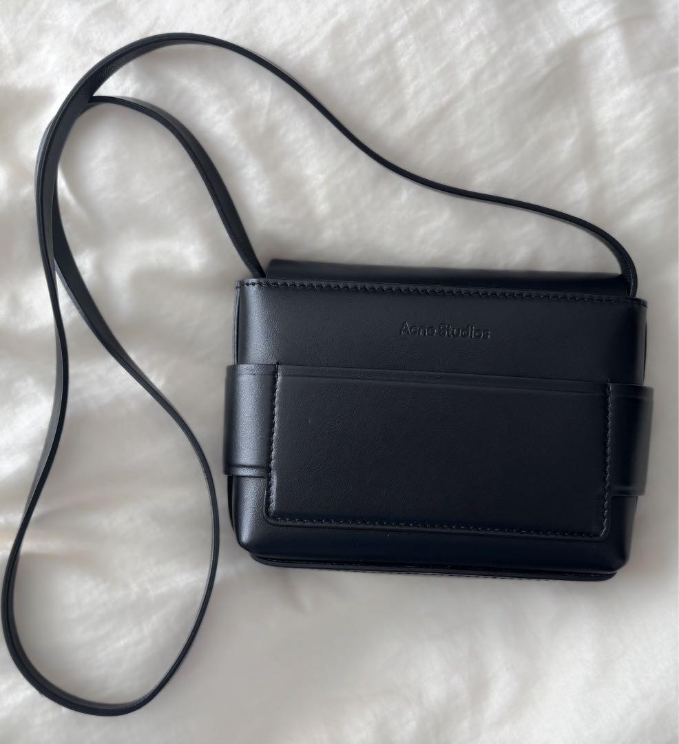 Acne Studios Musubi Leather Shoulder Bag Black Knot Detail Women’s Mini