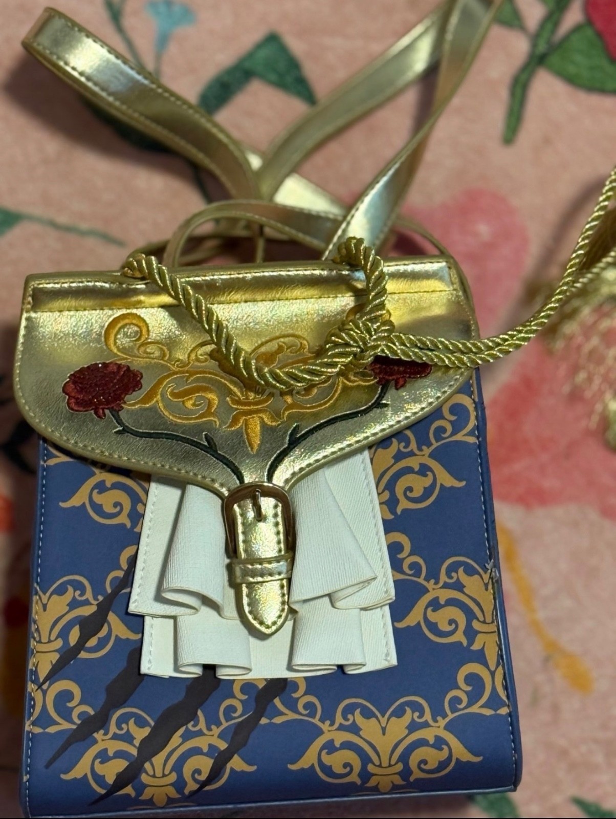 Danielle Nicole Disney Beauty and the Beast Book Crossbody Purse Belle Enchanted