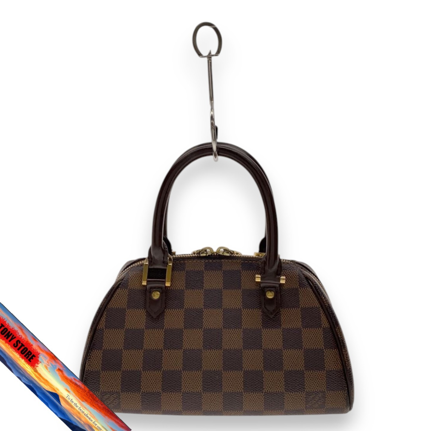 Louis Vuitton Ribera Mini N41436 Damier Ebène PVC Bag Brown
