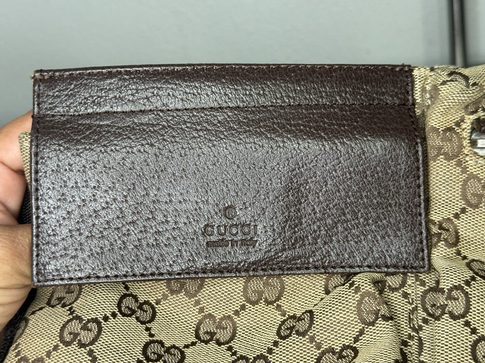Gucci GG Belt Bag Medium Beige/Brown Canvas/Leather