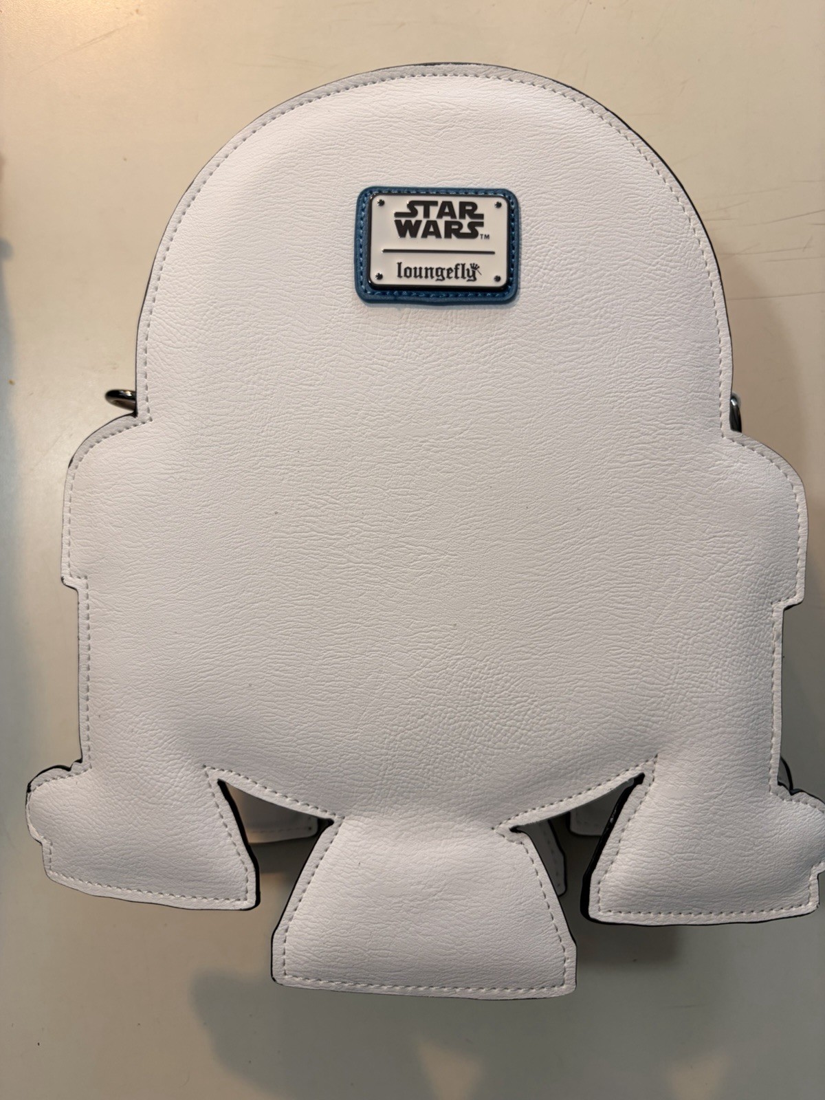 Loungefly Star Wars R2-D2 Mini Backpack Bag White lights up new without tags