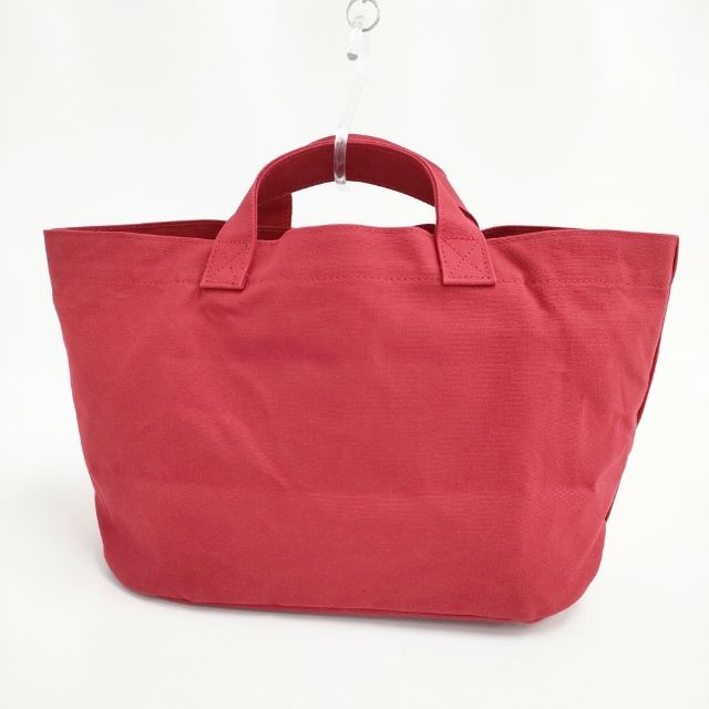 MARKS & WEB Cotton canvas round bag Tote Bag Red 6-0705G∞