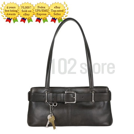 OSOI SHOULDER BROCLE MINI [STONE BLACK] Women’s Shoulder Bag-Express