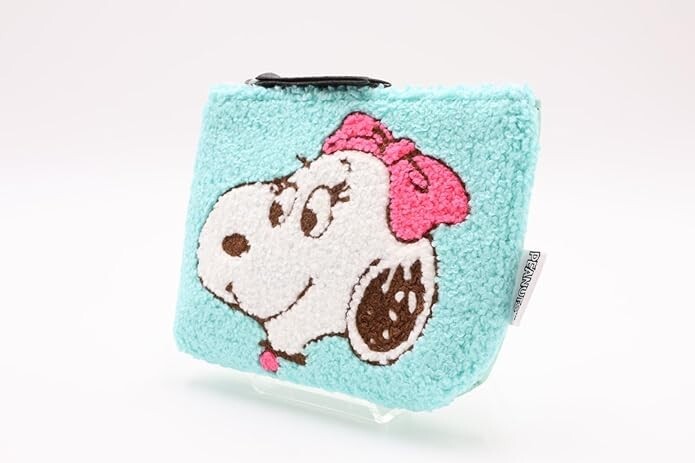 [Peanuts] Bell/Pastel Blue Cosmetic Case Mini Pouch Bag-in-Bag Acrylic