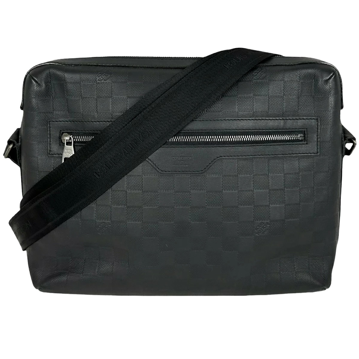 Louis Vuitton Shoulder Bag Damier Infini Calypso Mm Onyx Men’S N41201 Black Used