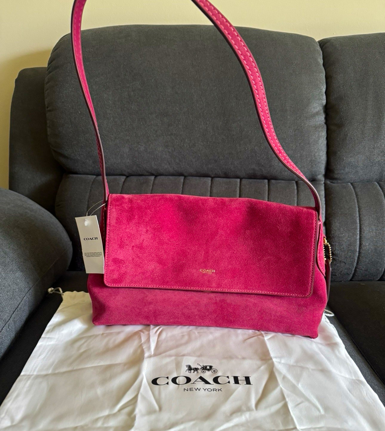 Coach Dark Fuchsia Chelsea 30 Bag- Brand New w/ Tags, dust bag.