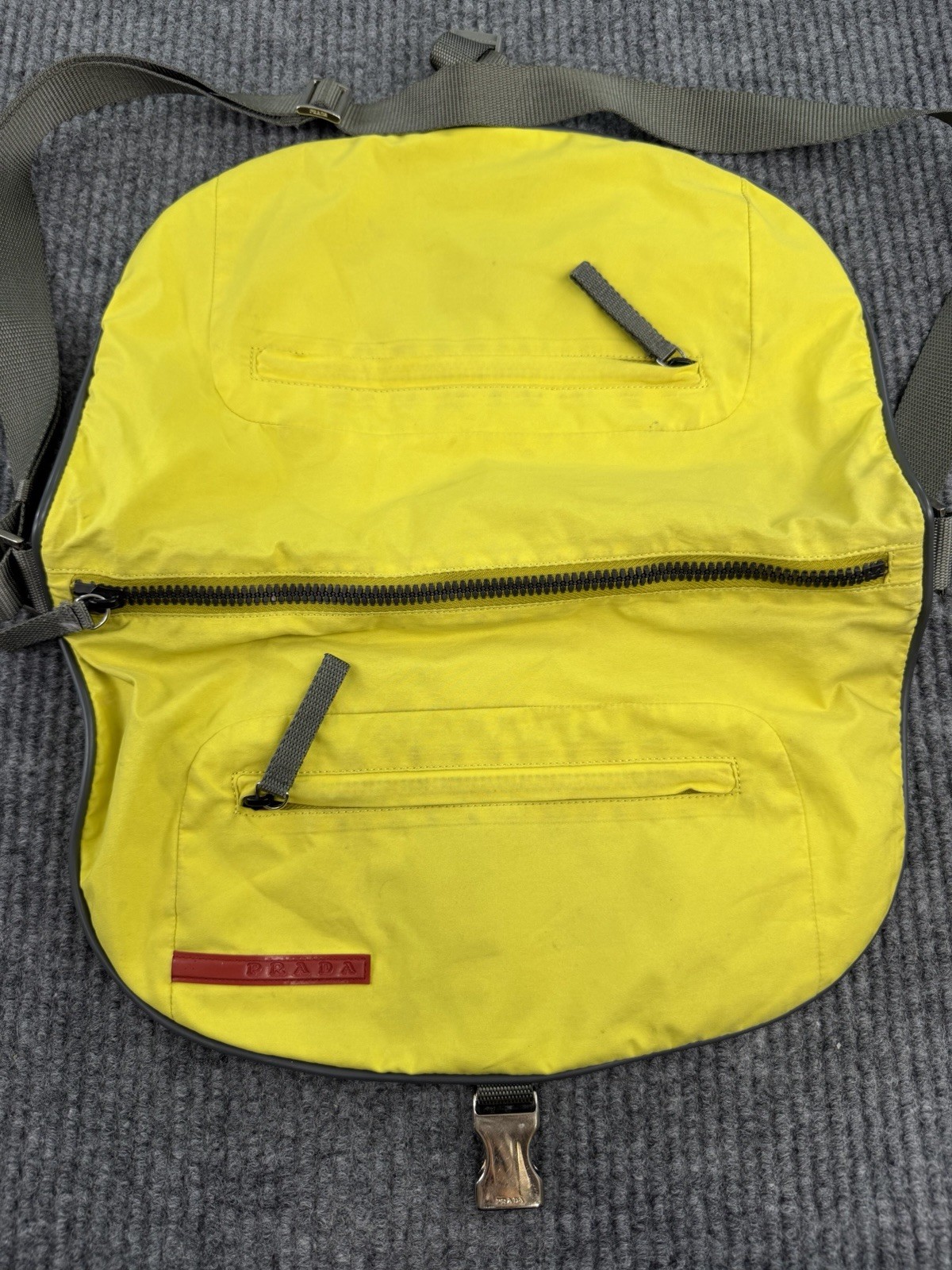 Prada Prada Sport 2000’s Yellow Nylon Crossbody Bag Authentic Used