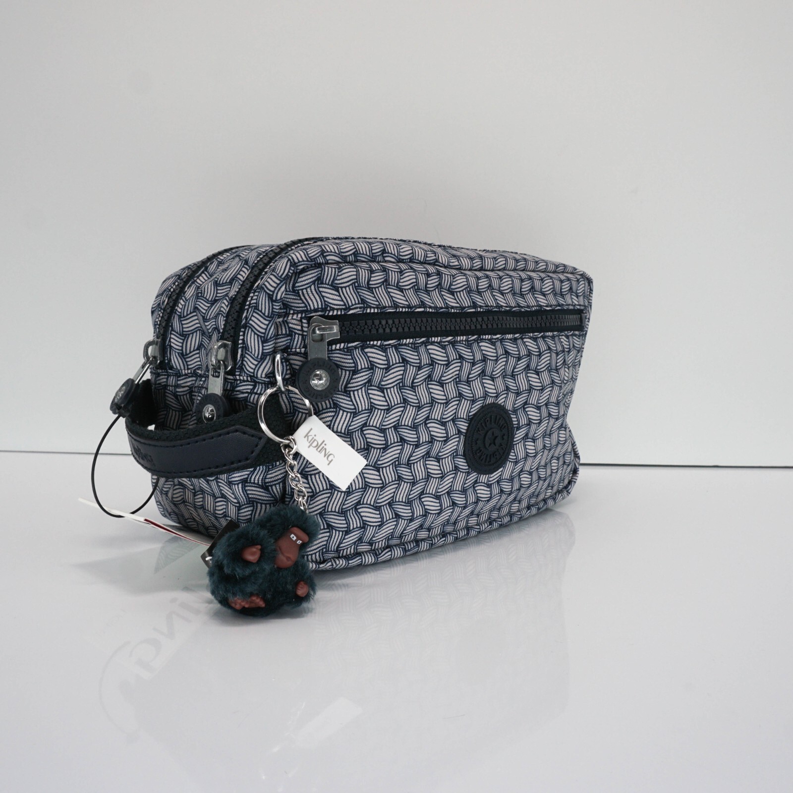Kipling Amalfi Toiletry Bag Cosmetic Case AC8278 Polyester Groovy Vines NWT $64