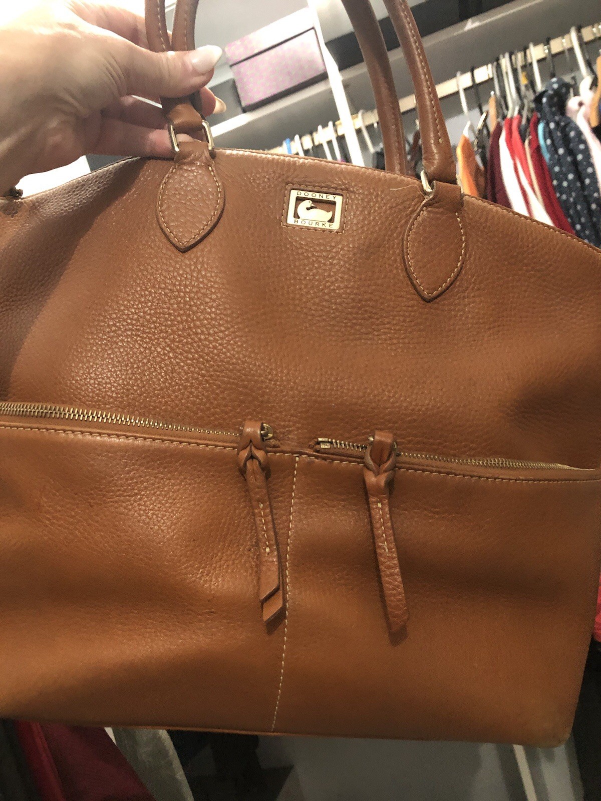 Dooney And Bourke Leather Handbag ￼/tote