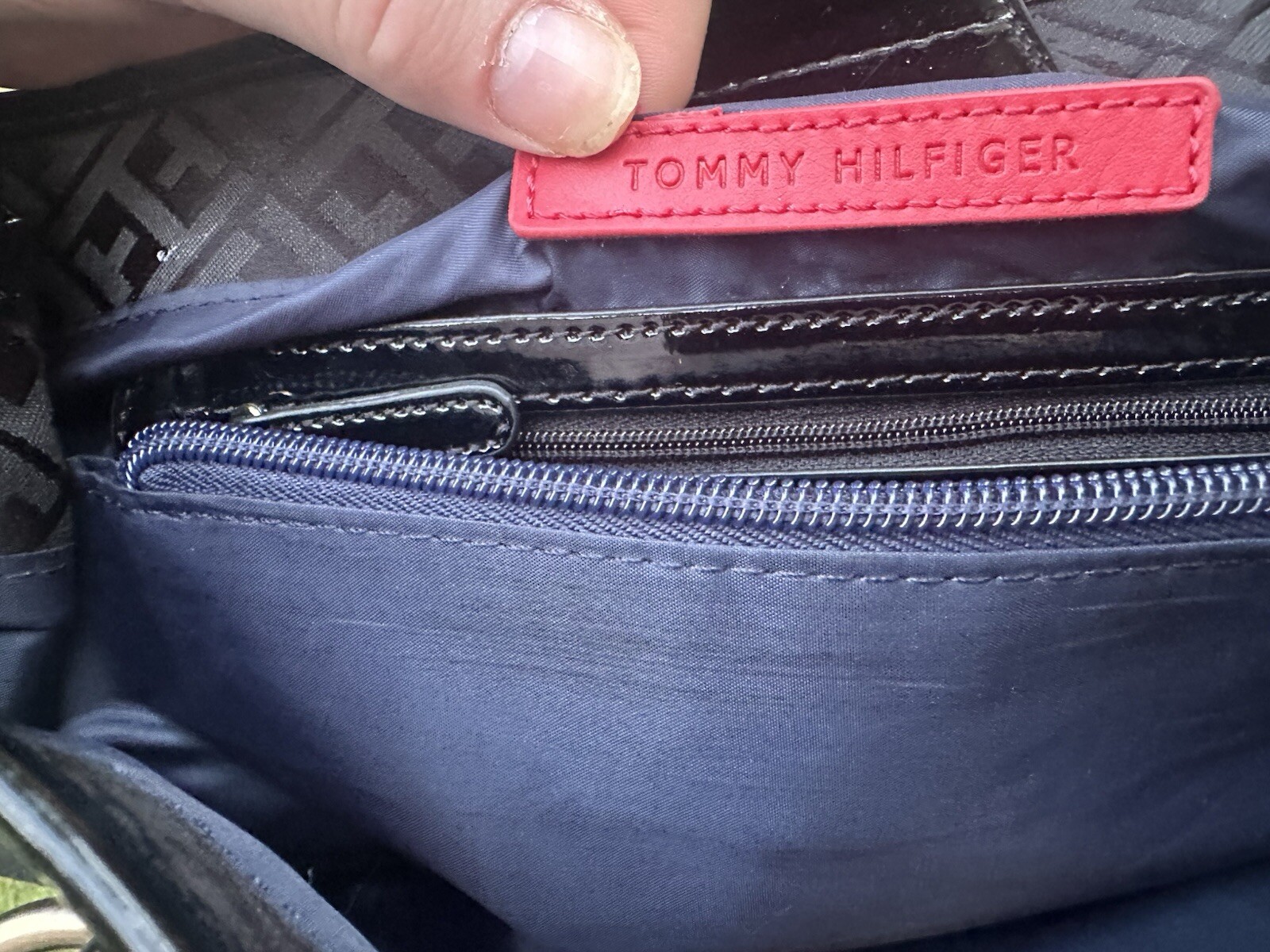 Tommy Hilfiger Light Brown & Dark Brown Accented w/Genuine Leather Minimalist