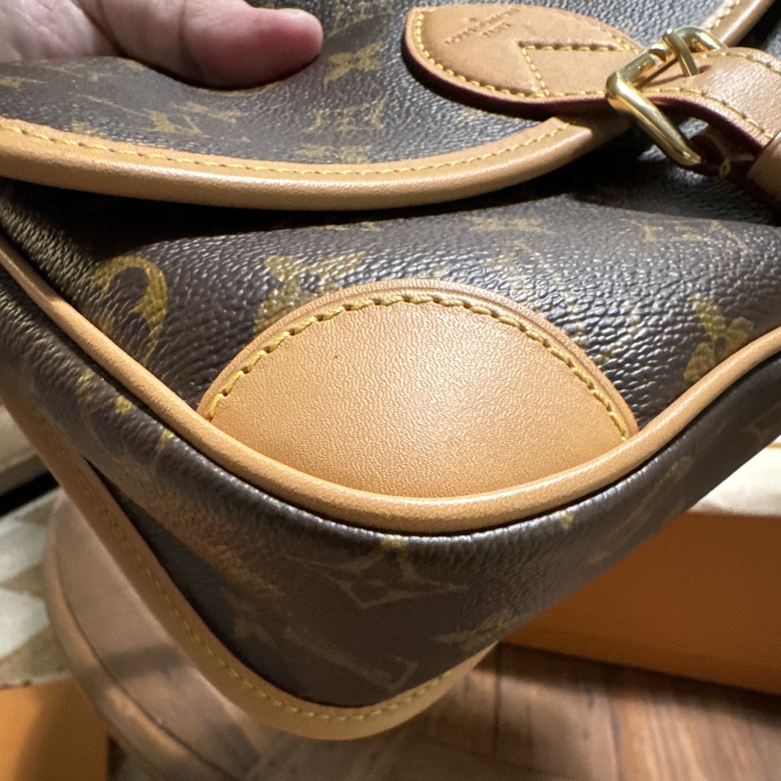 Louis Vuitton Monogram Diane Shoulder Bag two straps, box and dust bag included