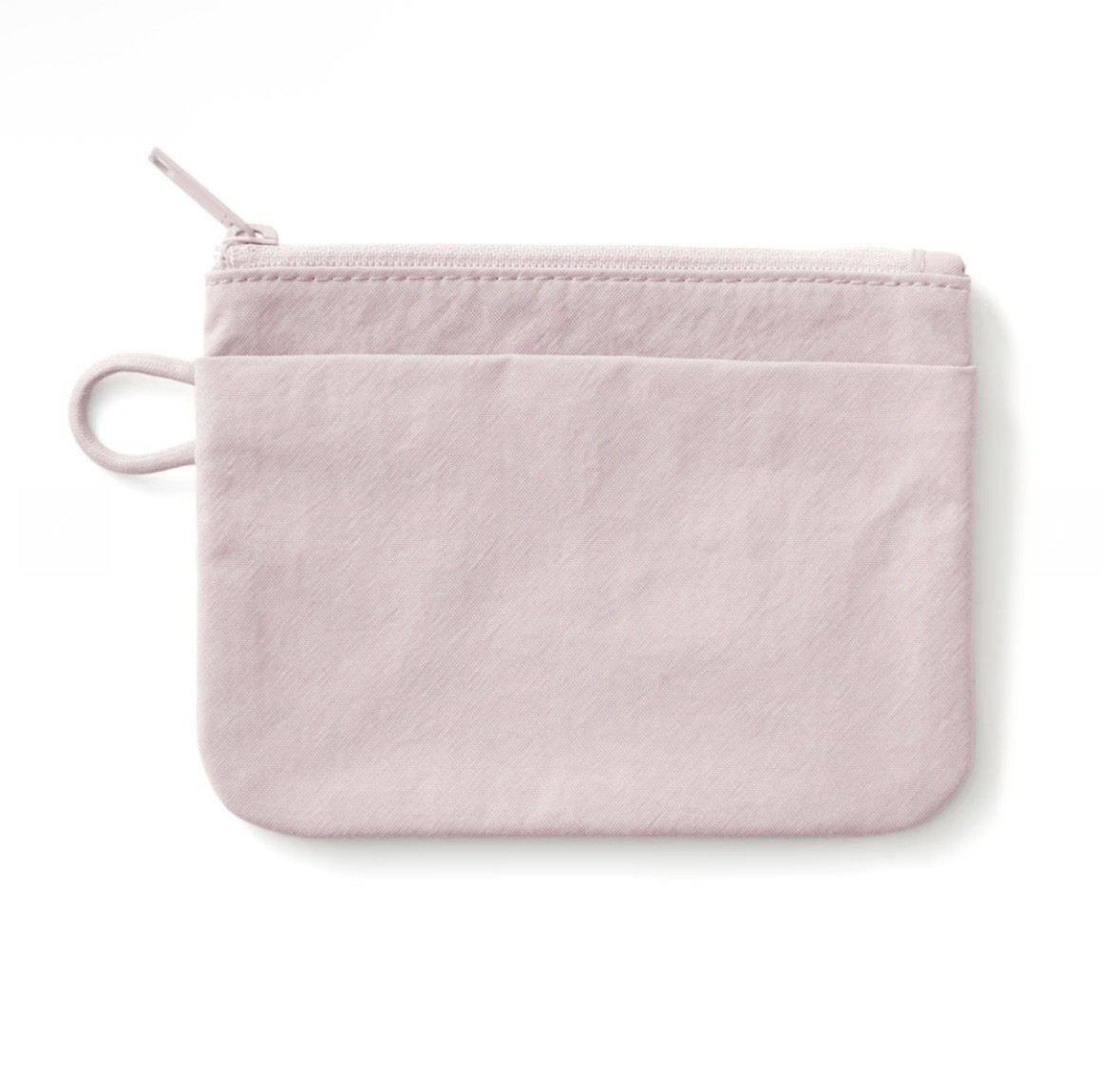 MUJI Japan flat pouch pink size 13.6×10