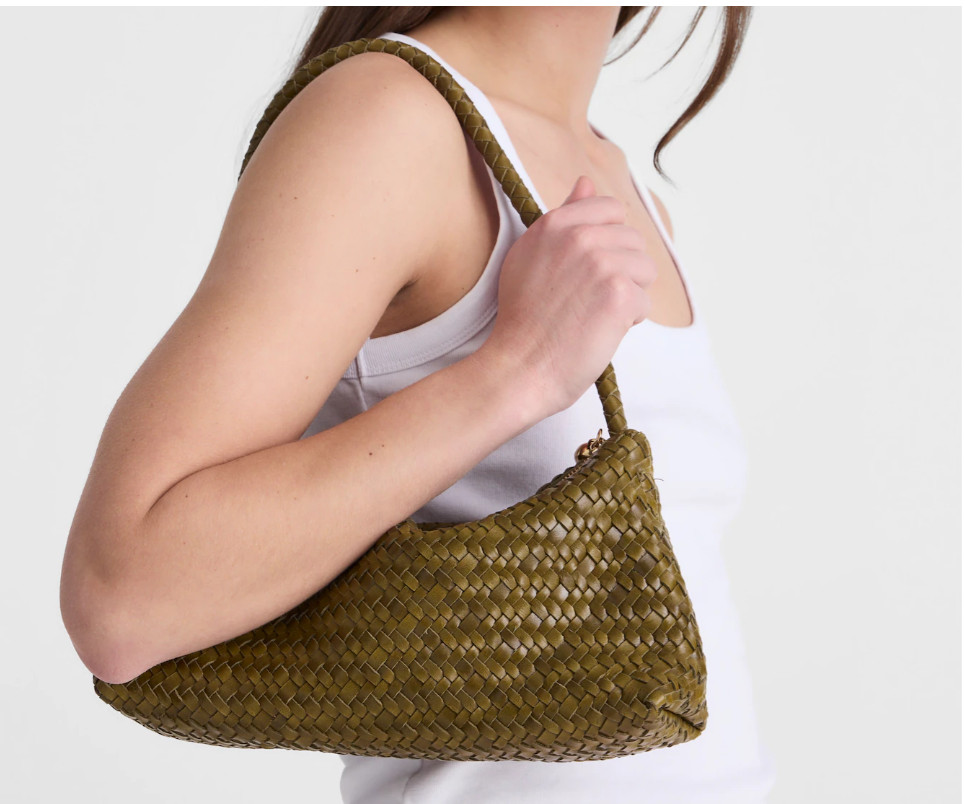 Madewell The Signature Woven Mini Zip Shoulder Bag