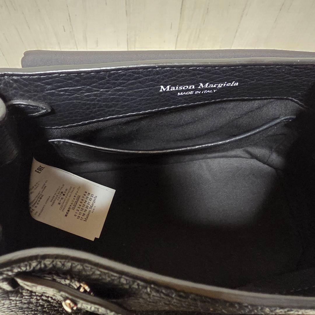 Maison Margiela 5AC Mini 2-Way Shoulder Bag, Black #QYL91P